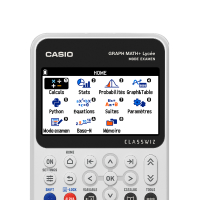 GRAPH MATH+ : Menu Calculs
